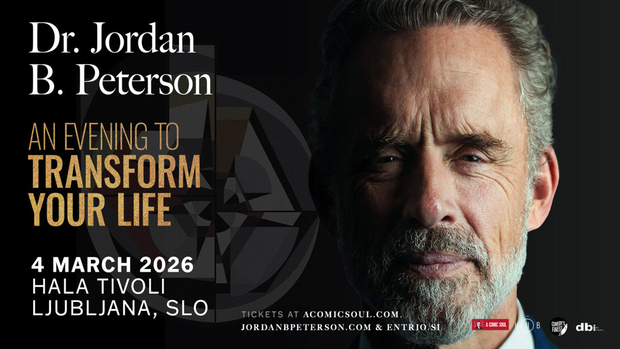 DR. JORDAN B. PETERSON: AN EVENING TO TRANSFORM YOUR LIFE (LJUBLJANA)